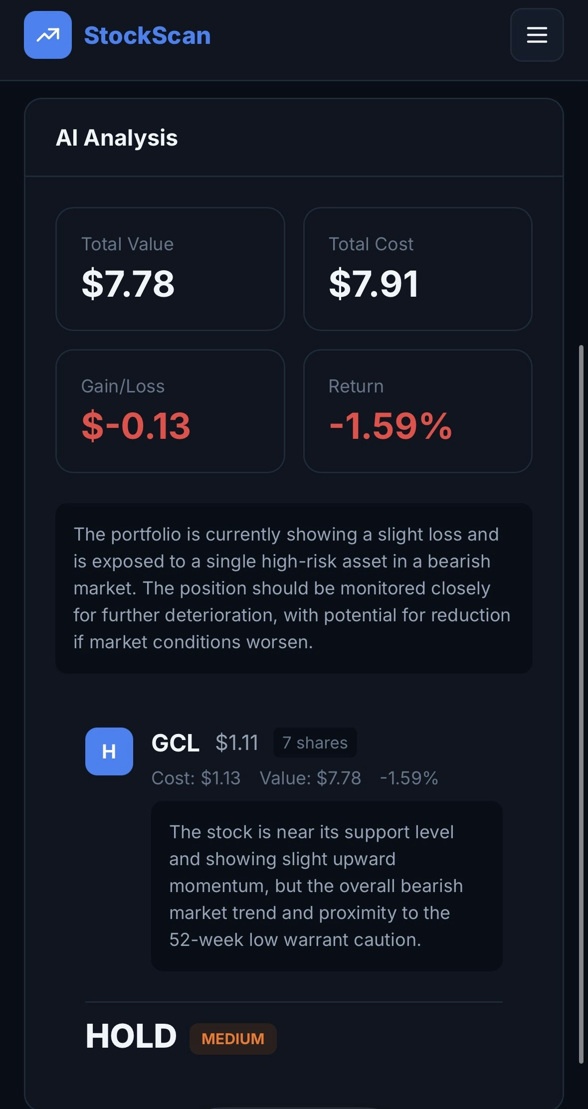 StockScan AI gallery image