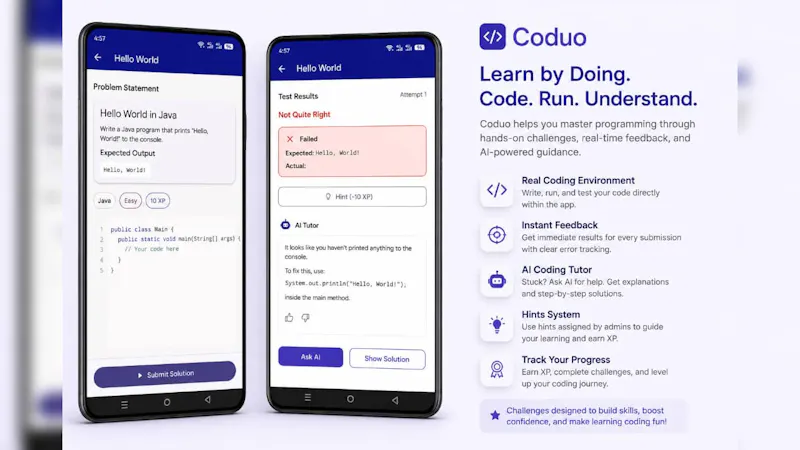 Coduo - Coding Education Mobile Platform screenshot 8