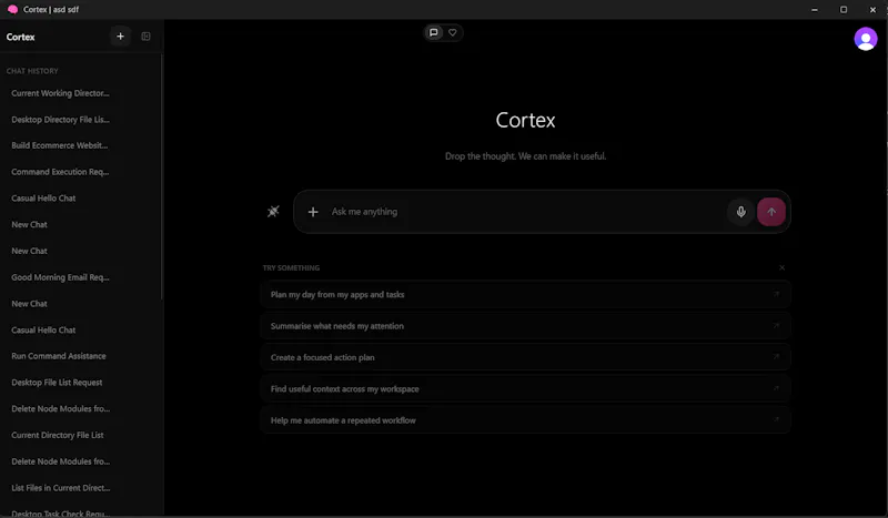 Cortex screenshot 3