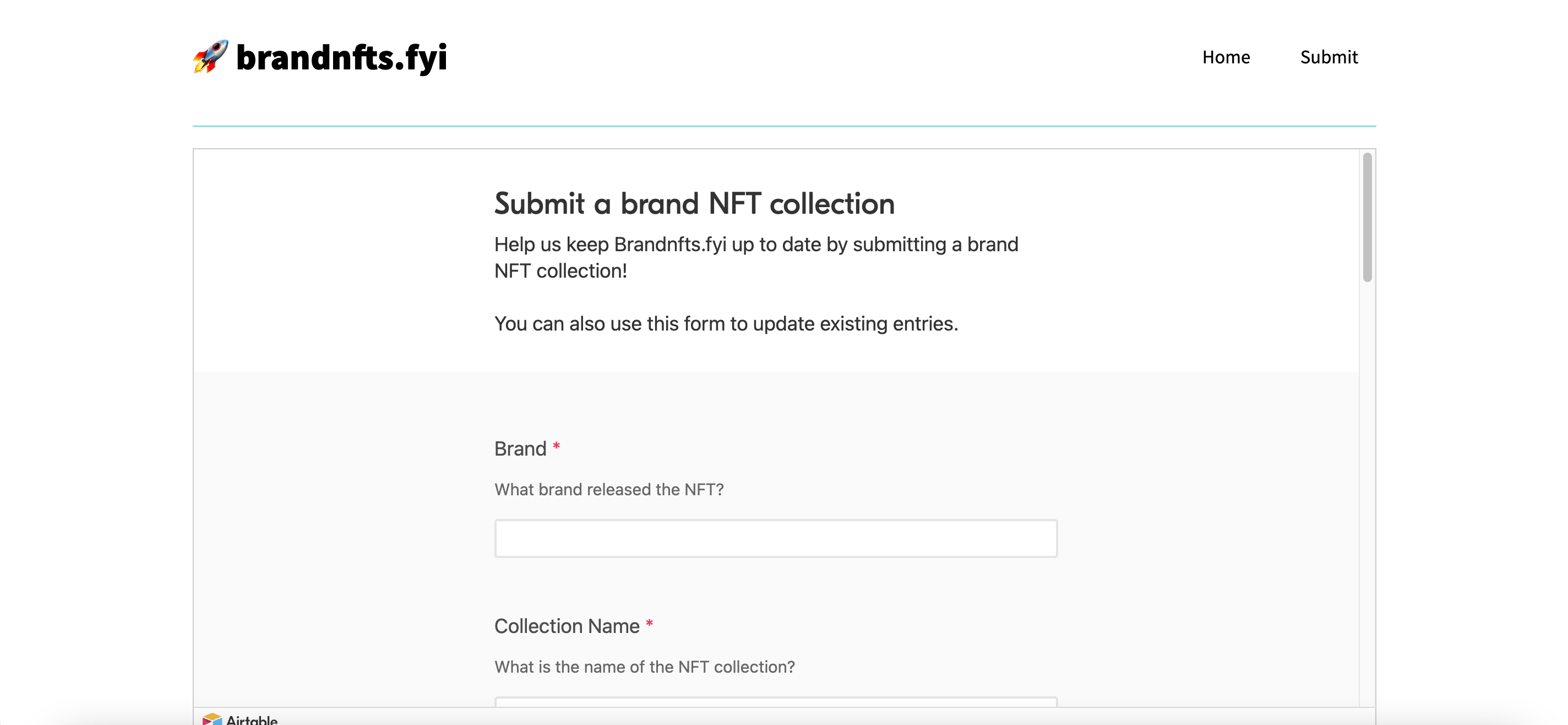 Brandnfts.fyi - 모든 주류 브랜드 NFT 방울을 추적합니다 미디어 2