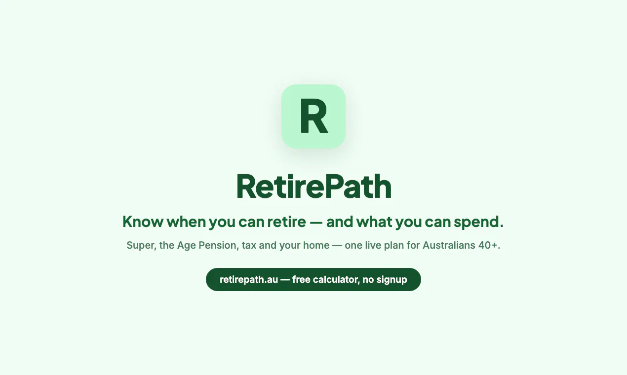 RetirePath—Australian Retirement Planner gallery image