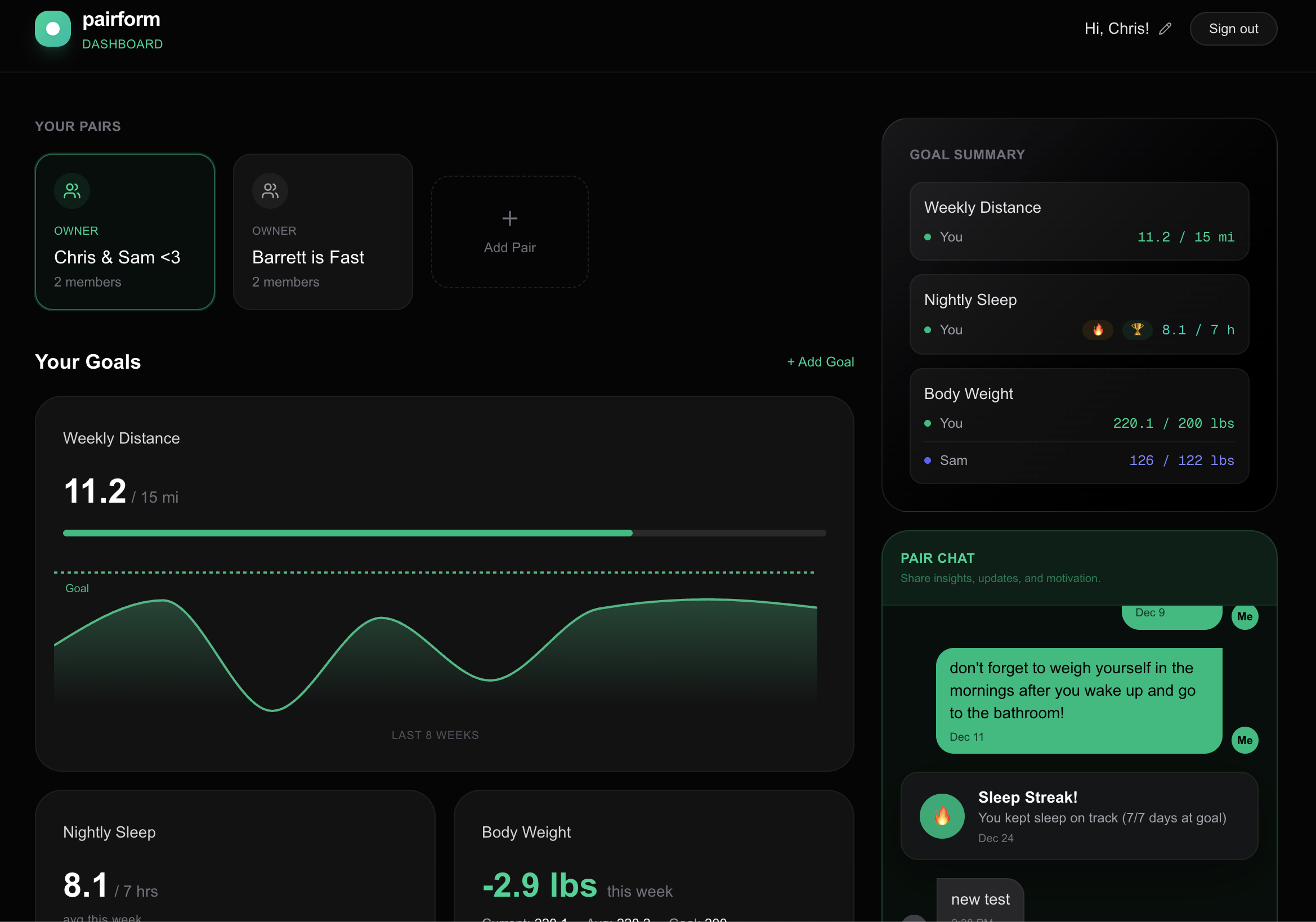 pairform - Main product screenshot demonstrating key features and user interface