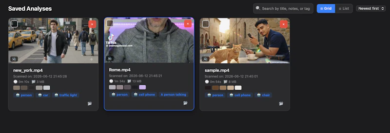 AI Video Scanner PRO screenshot 8