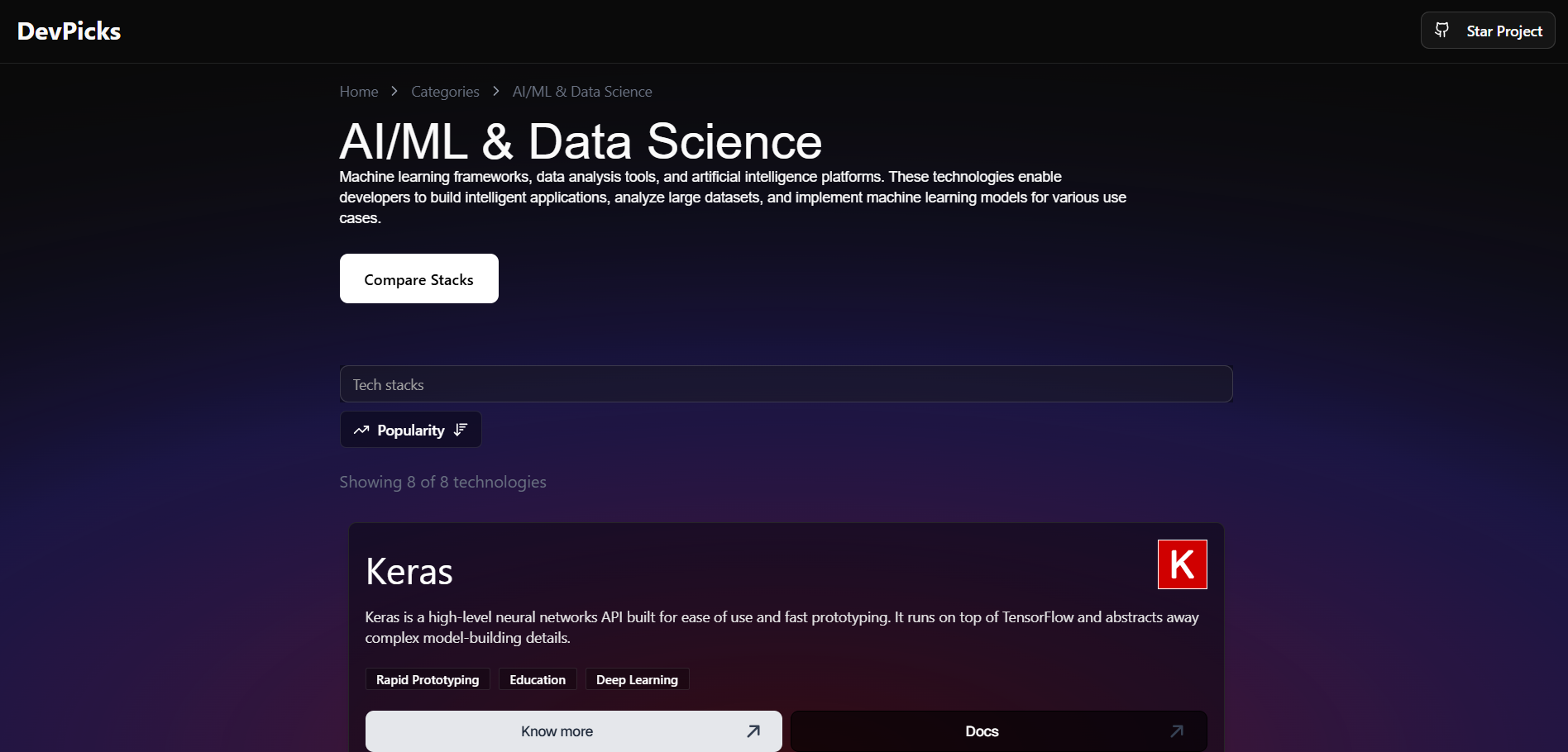 DevPick gallery image