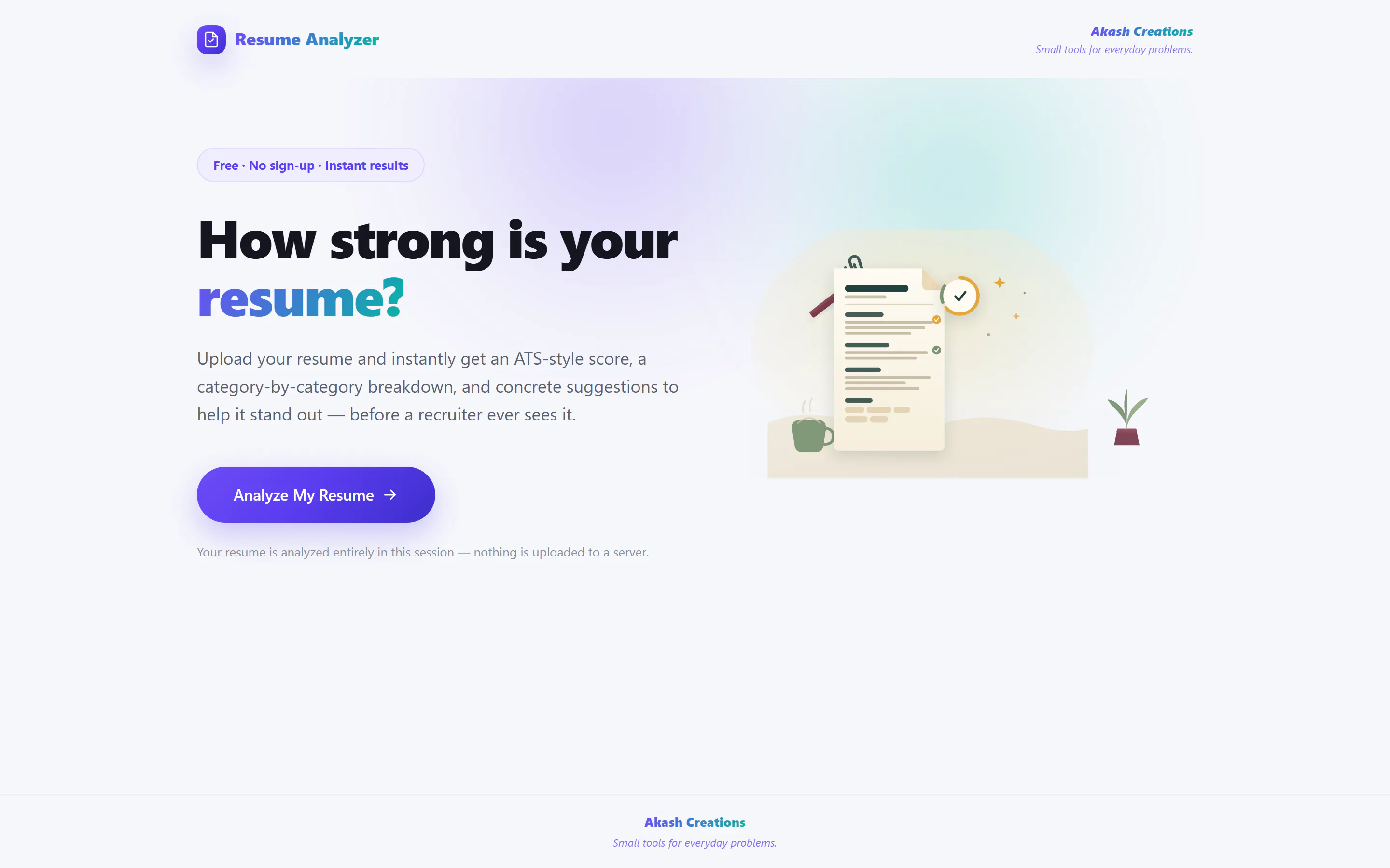 Resume Analyzer gallery image