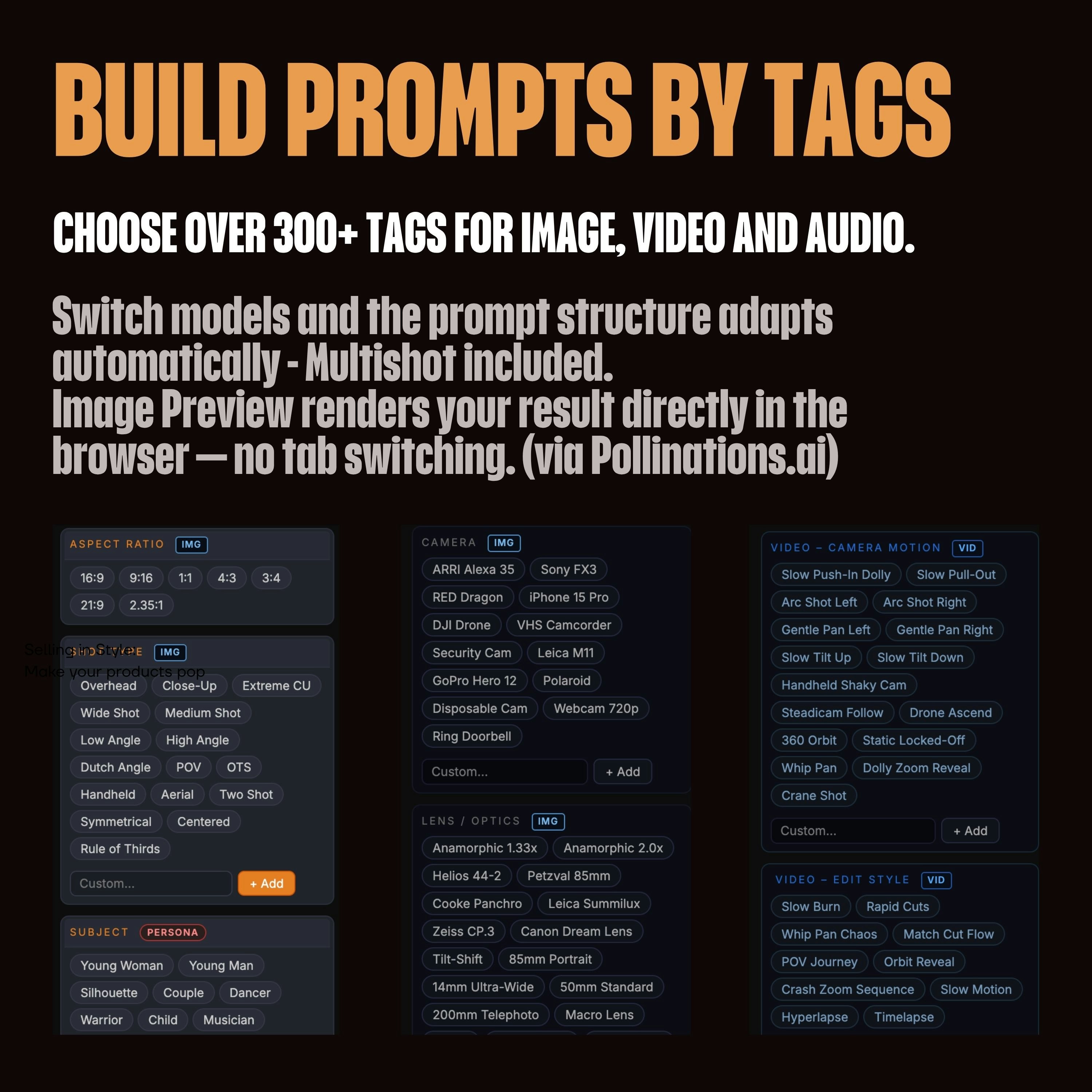 Cinematic Prompt Suite gallery image