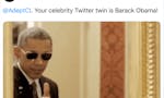 The @Twitter Celebrity Twin Predictor image