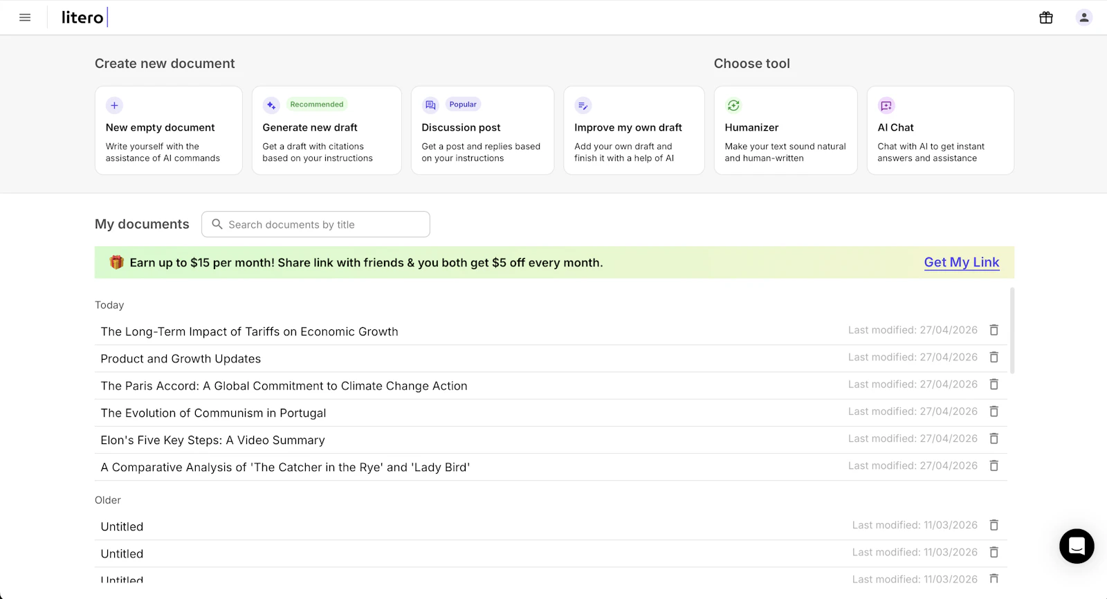 Litero screenshot 3
