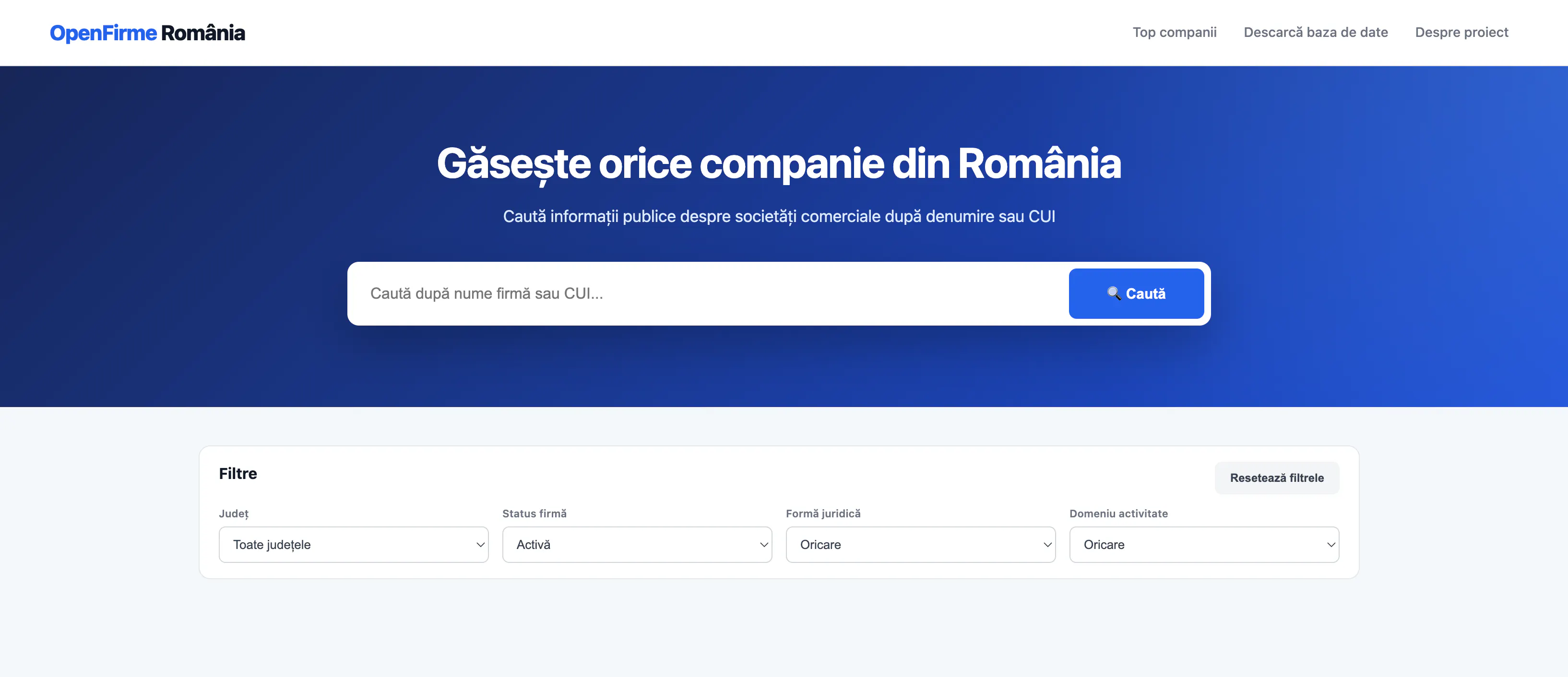 OpenFirme - check romanian companies  gallery image