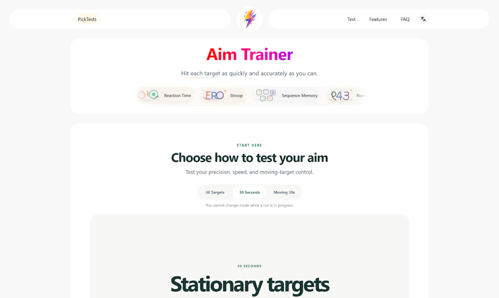 Pick a Test screenshot 3