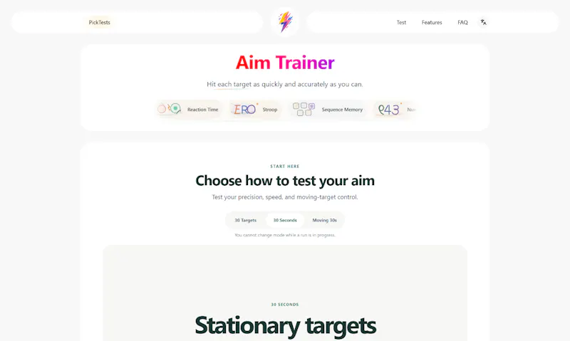 Pick a Test screenshot 3