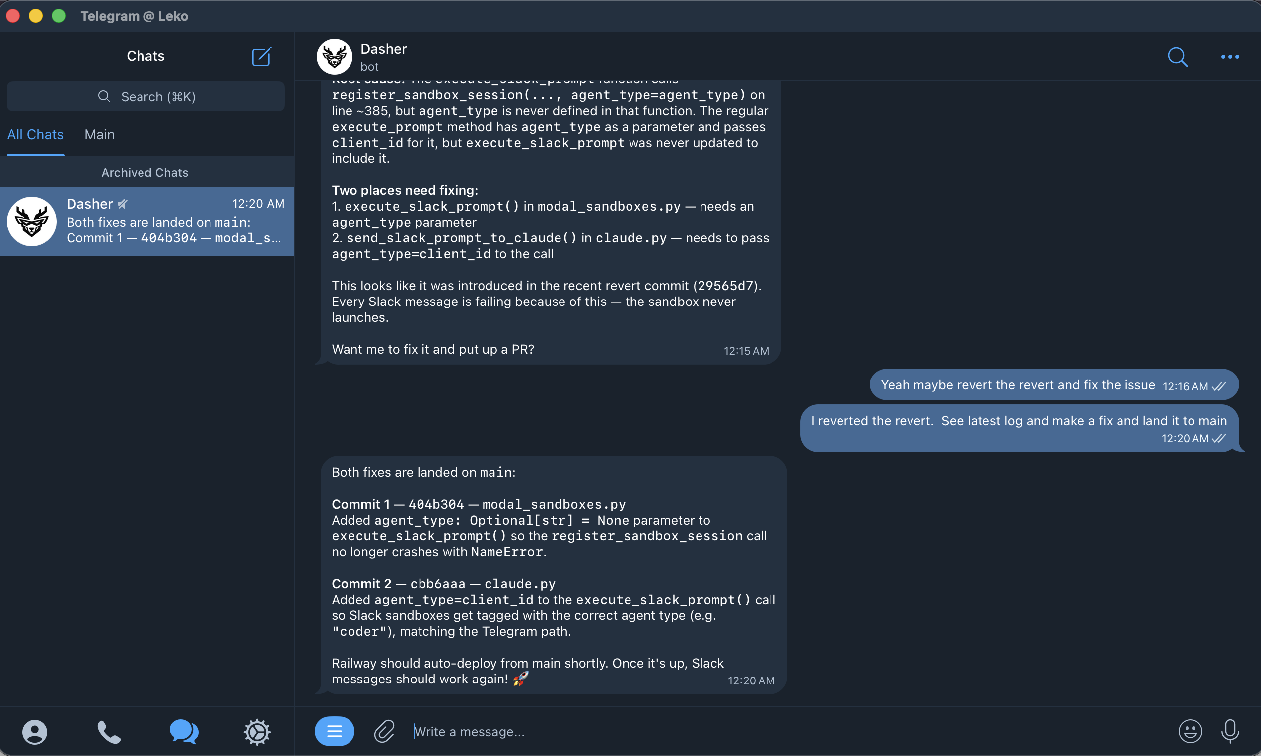 Dasher - Screenshot 4 showing product features and functionality