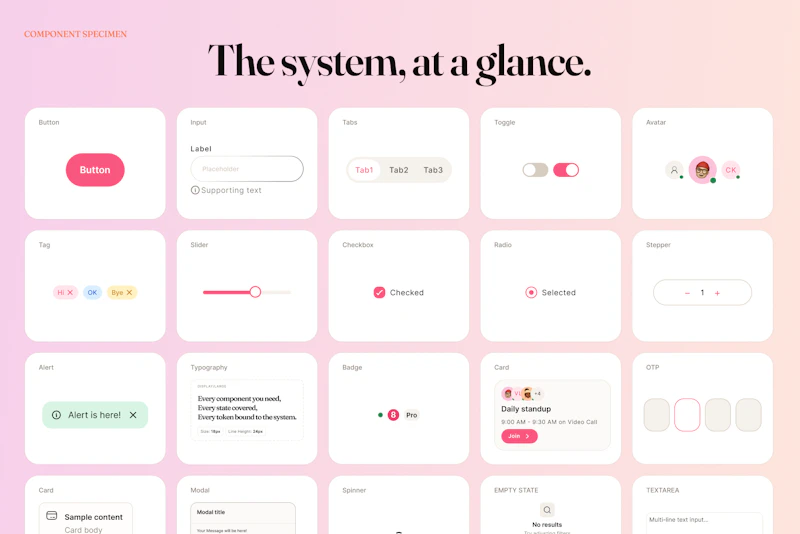 Velar Design System screenshot 2