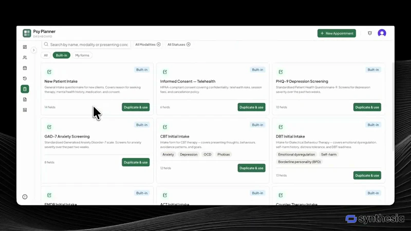 Psy Planner screenshot 1 (video preview)