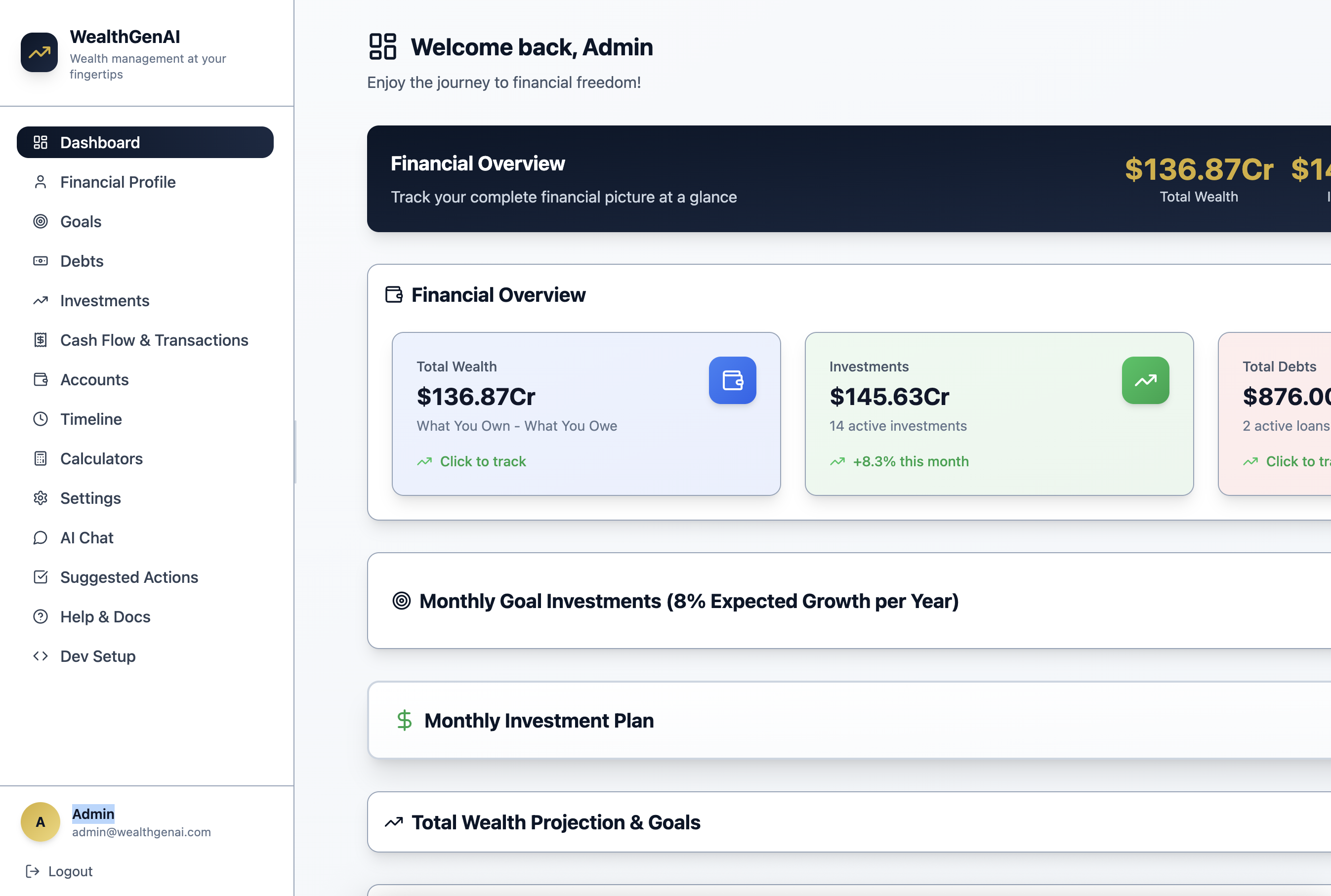 WealthGenAI - Screenshot 3 preview