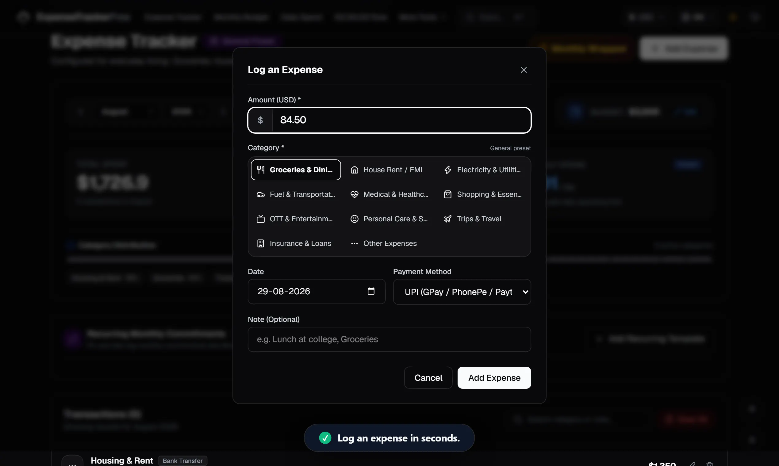 ExpenseTrackerFree gallery image