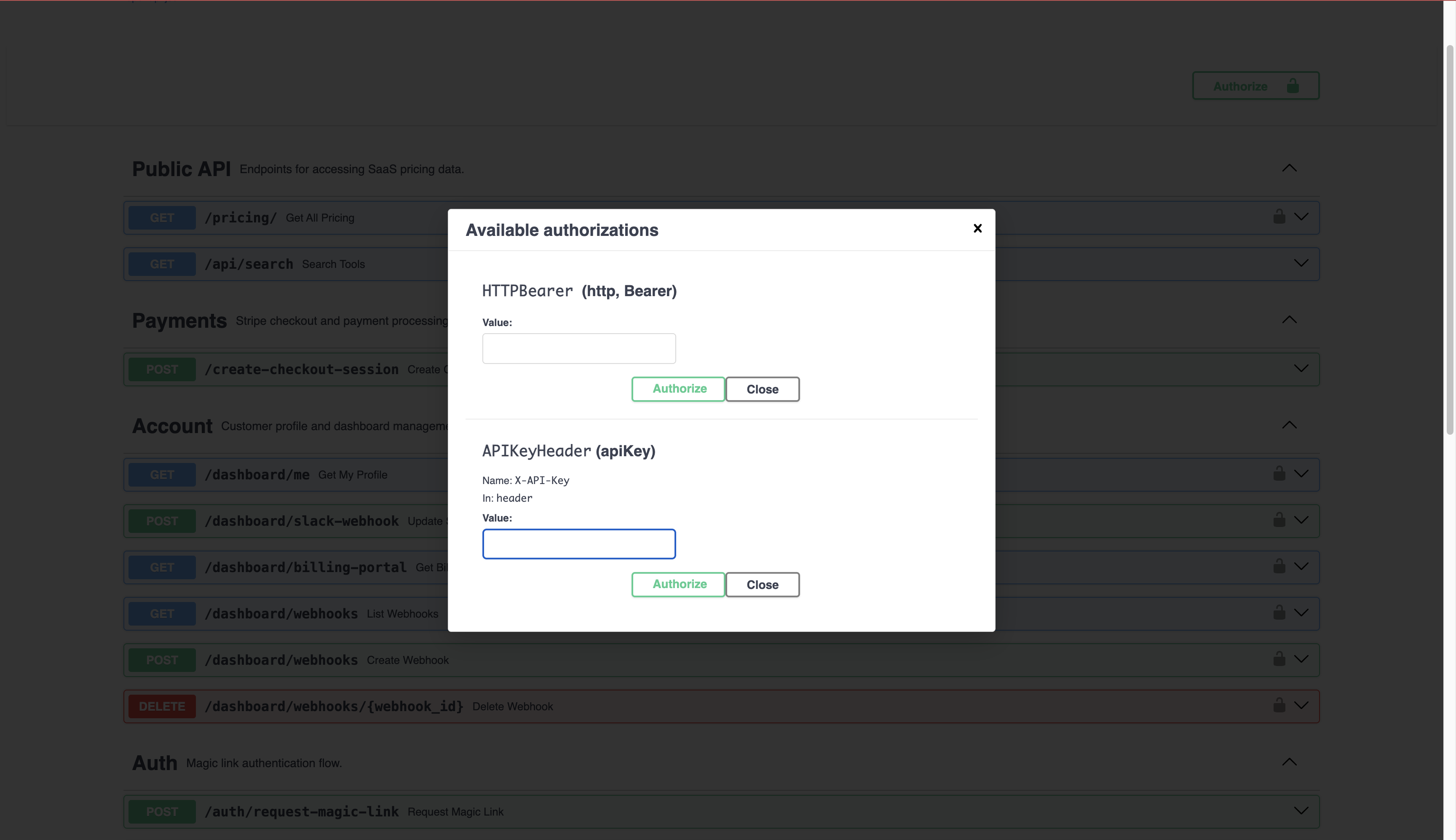 SaaS Price DB gallery image