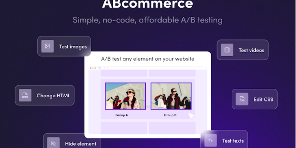 ABcommerce by Dialogue - eCommerce A/B testing: simple, no-code, affordable ABcommerce by Dialogue - eCommerce A/B testing: simple, no-code, affordable