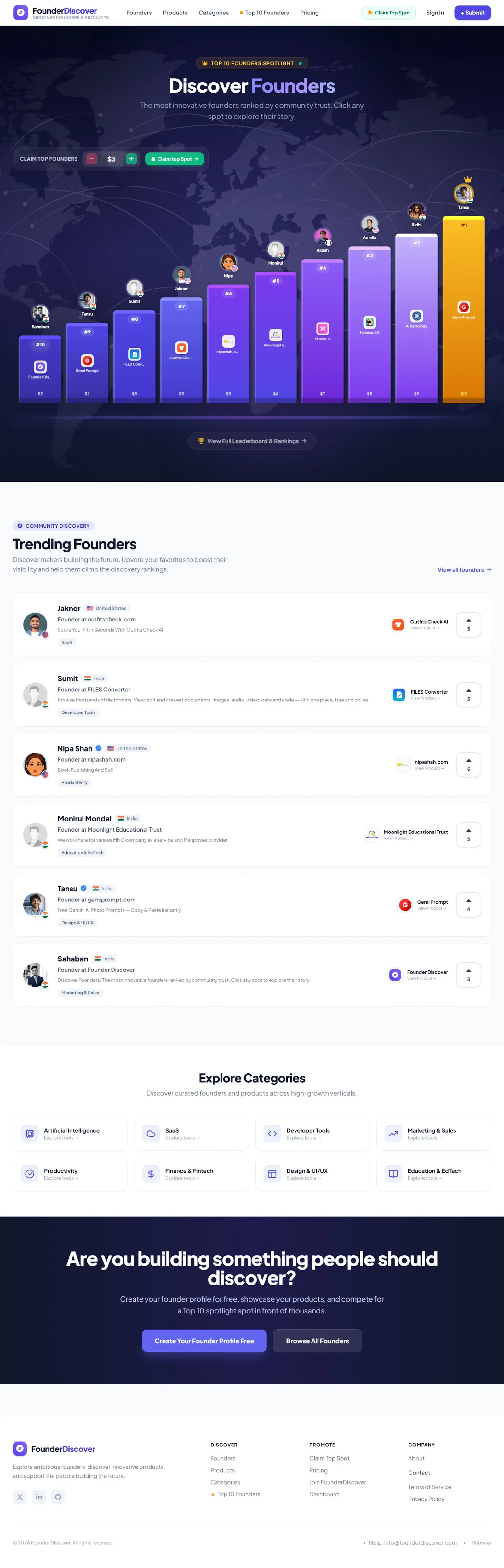 Founder Discover screenshot 1