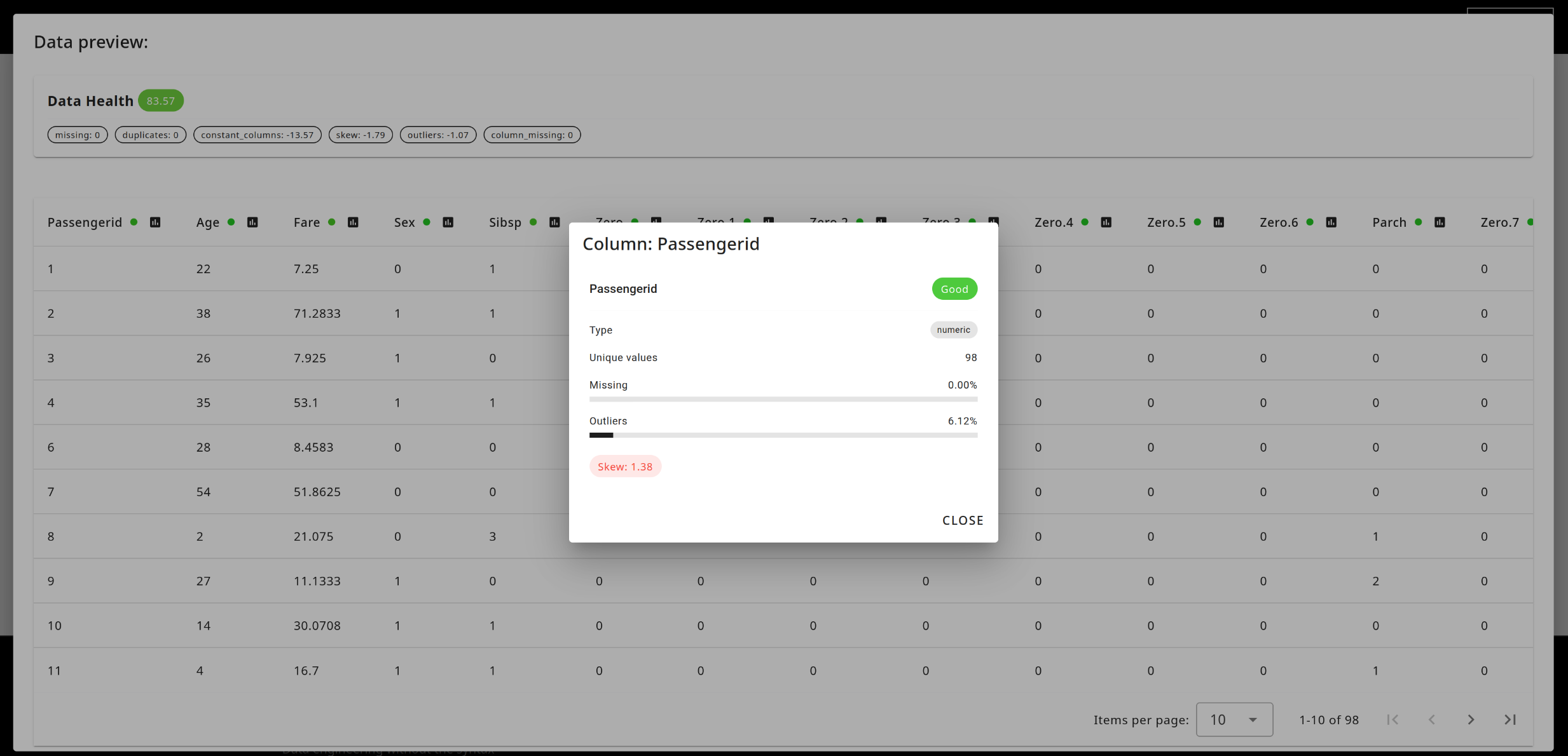 Flowlytix - Clean CSVs visually gallery image