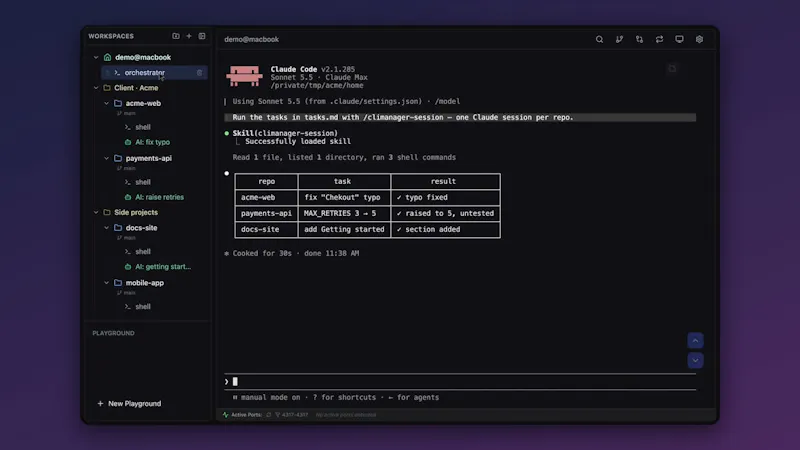 CLI Manager screenshot 5