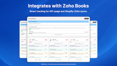 Zoho Books Integration for Shopify gallery image
