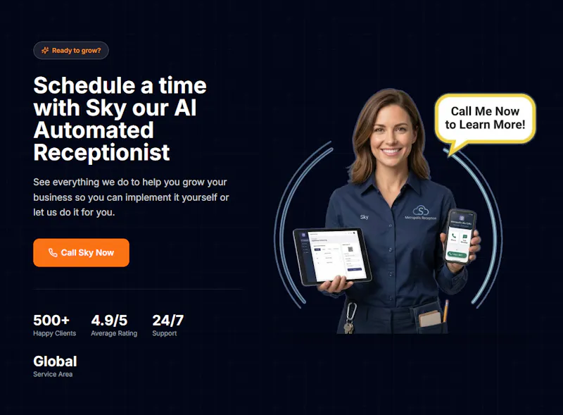 Sky Receptionist screenshot 1