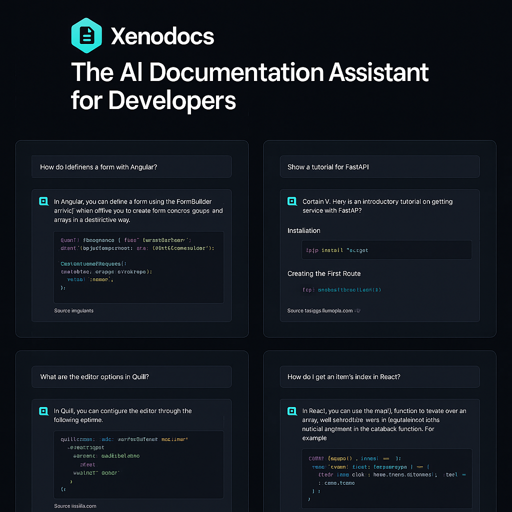 Xenodocs - En son Framework Doc'tan anında, doğru cevaplar alın medya 3