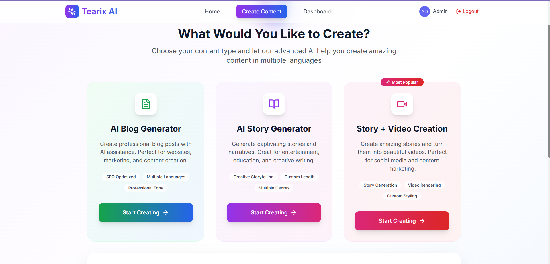 Tearix gallery image