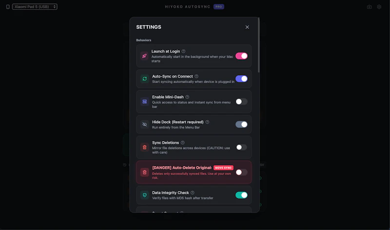 Hiyoko AutoSync screenshot 4