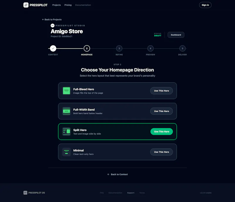 PressPilot App screenshot 5