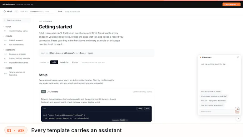 FluidDocs Templates gallery image