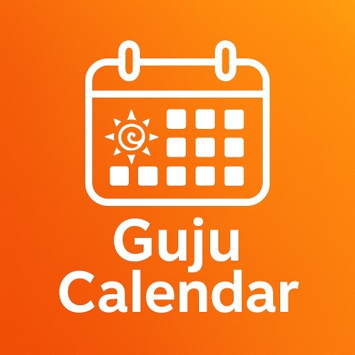 Gujju calendar  - Product Hunt launch logo and brand identity