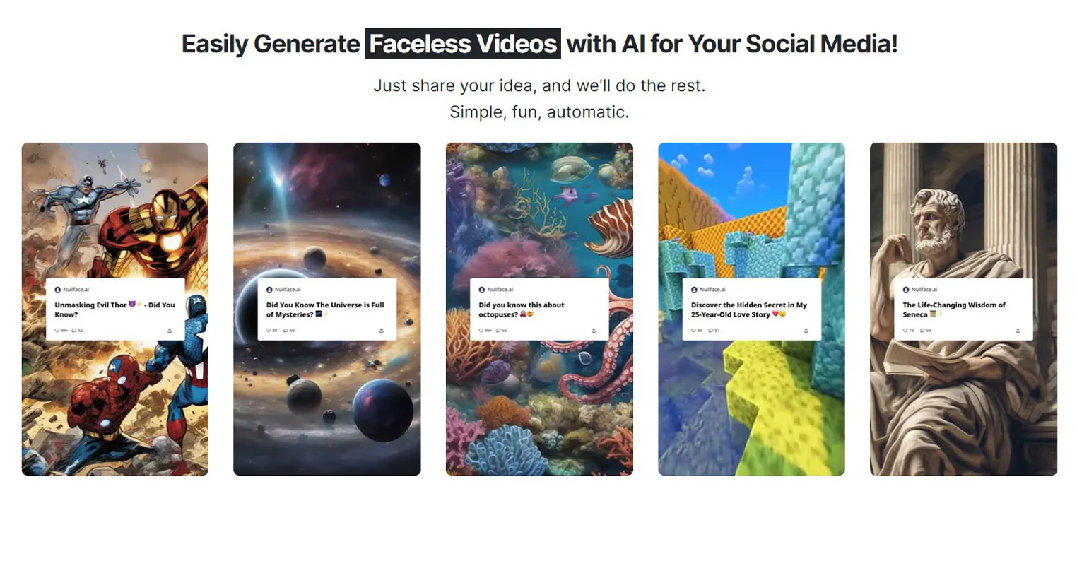 Nullface AI gallery image