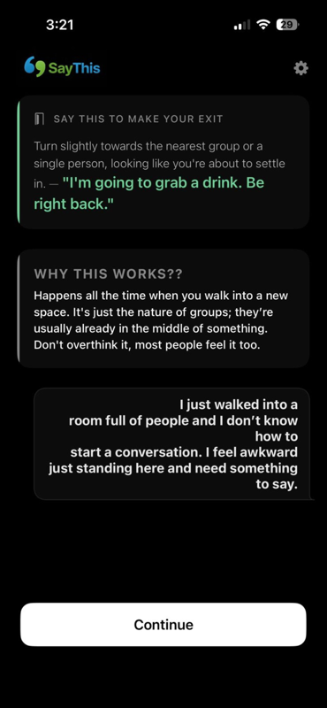 SayThis - Screenshot 4 showing product features and functionality