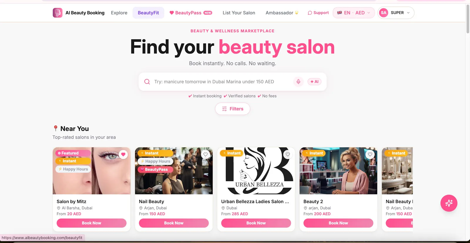 Ai Beauty Booking screenshot 1
