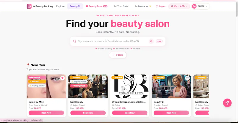Ai Beauty Booking screenshot 1