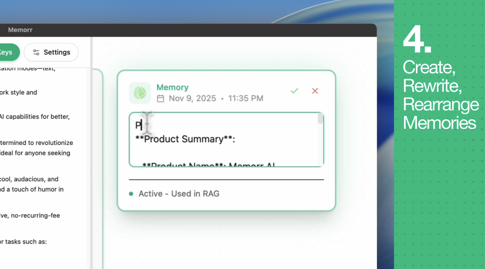 Memorr.ai gallery image
