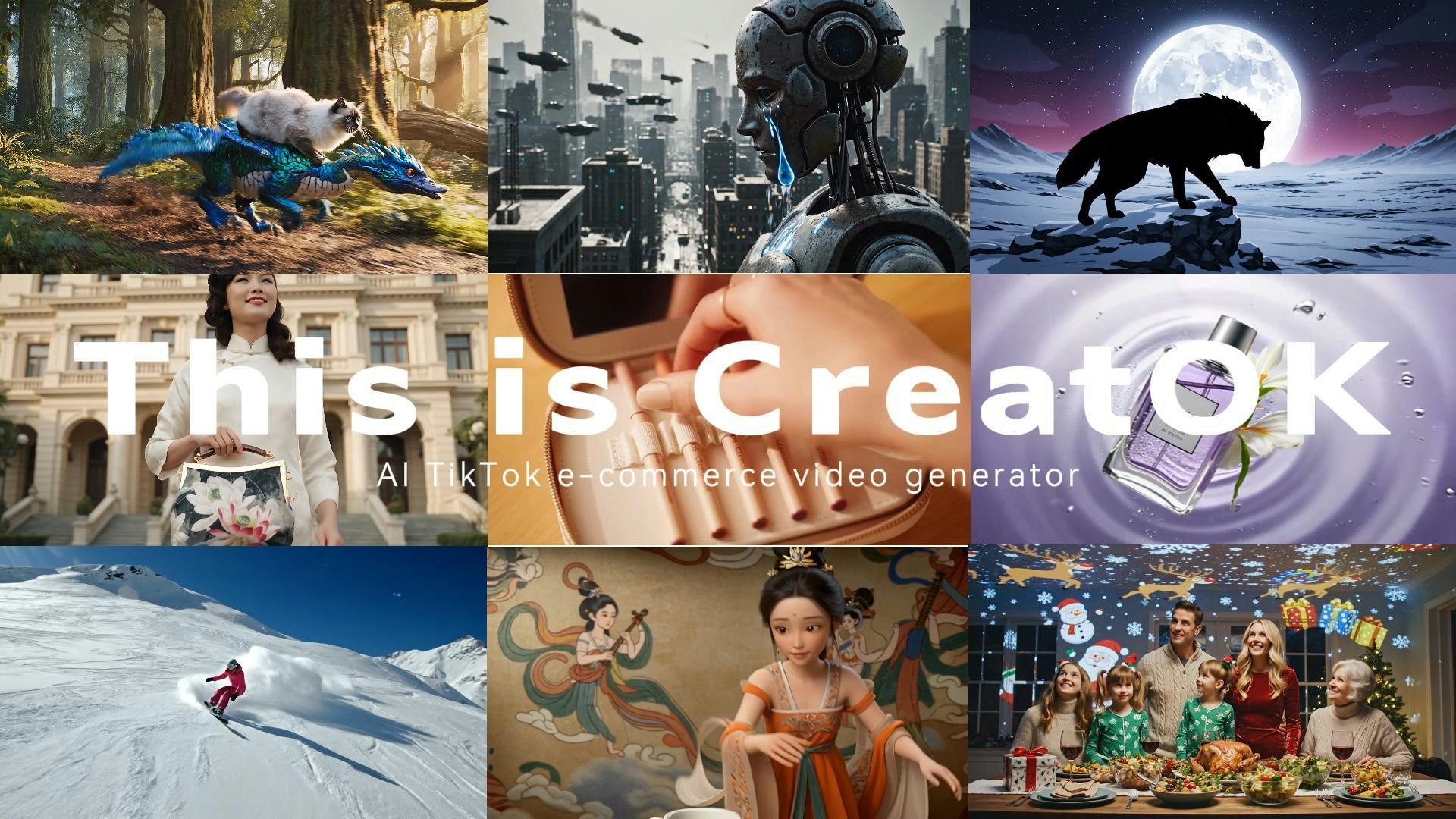 CreatOK - Main product screenshot demonstrating key features and user interface