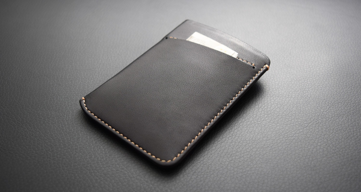 Simply Leather Card Sleeve gallery image