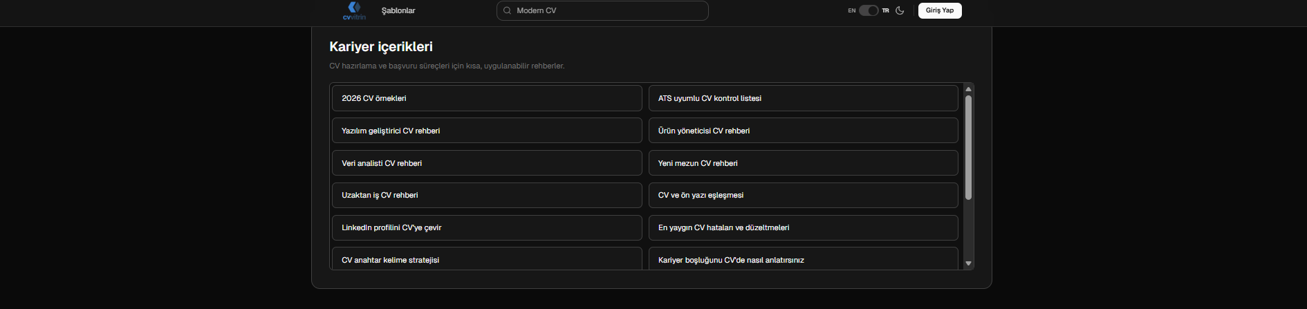 CVvitrin gallery image