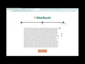 WhoWasAt gallery image