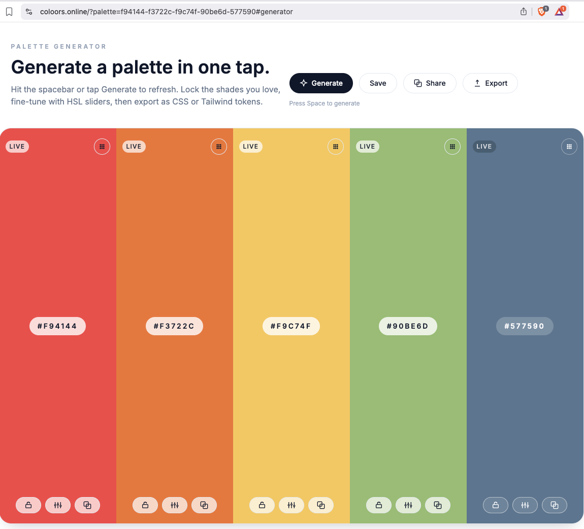 Coloors