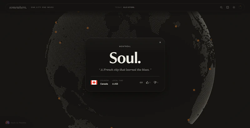 somewhere. screenshot 4
