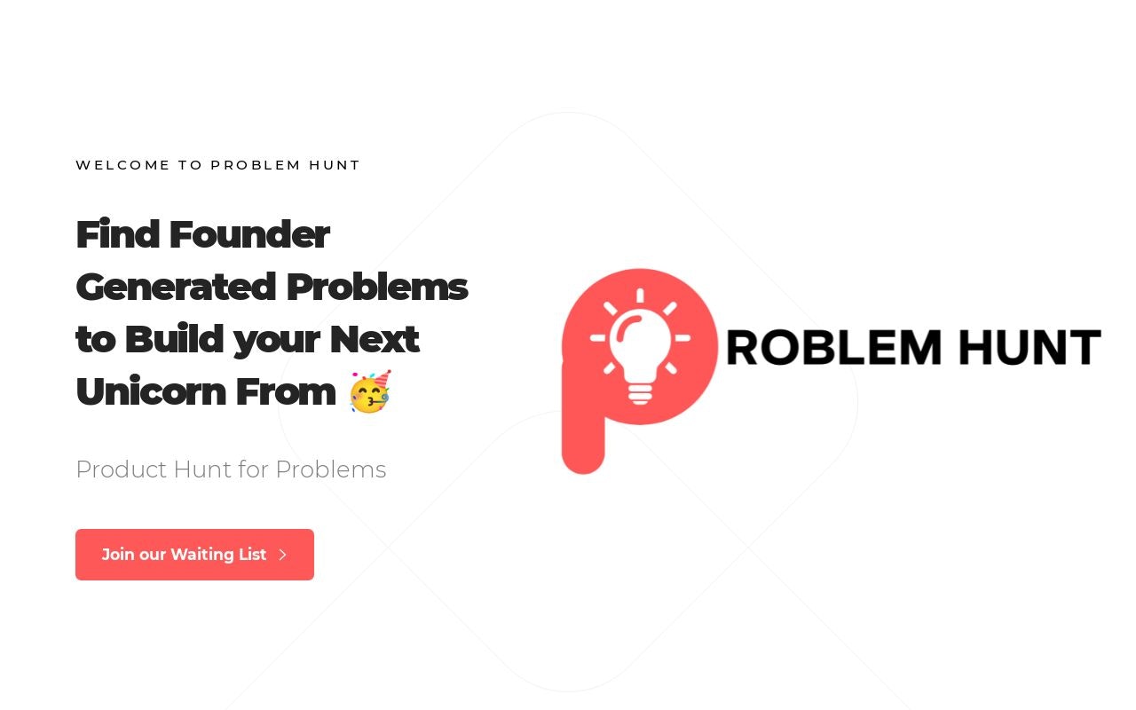 Problem Hunt (Product Hunt for Problems) gallery image