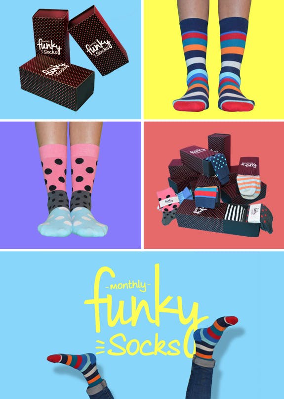 Monthly Funky Socks media 1