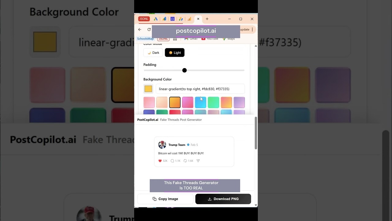 Fake Threads Post Generator PostCopilot  gallery image