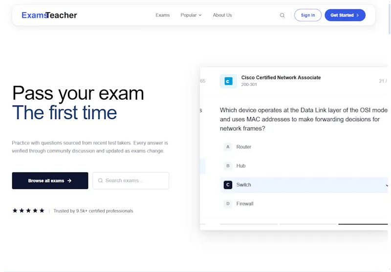 ExamsTeacher screenshot 1