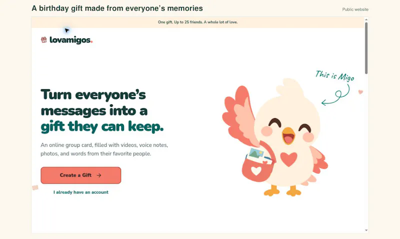 Lovamigos screenshot 1
