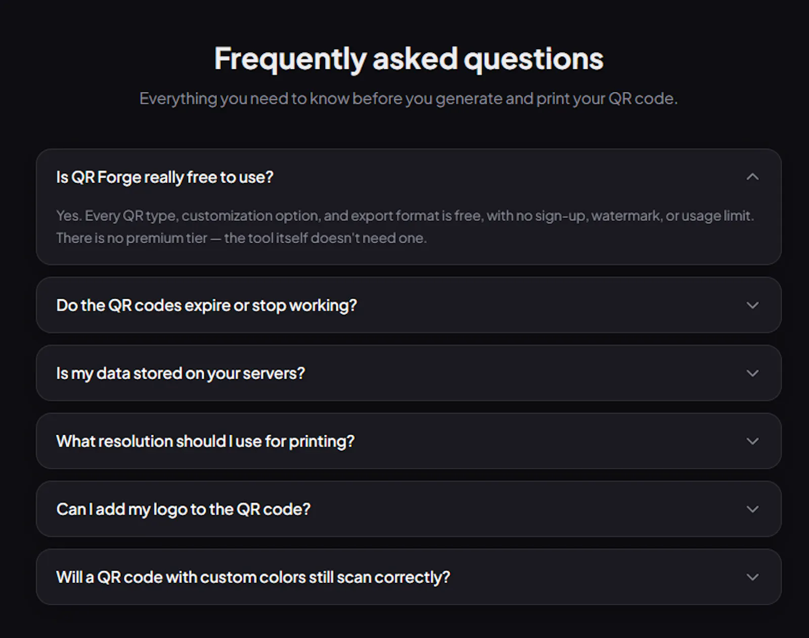 QR Forge screenshot 4